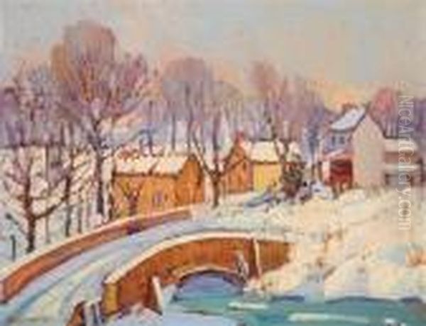 February Oil Painting by Fern Isabel Coppedge