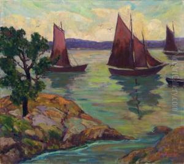 Norman's Woe, Gloucester, Massachusetts Oil Painting by Fern Isabel Coppedge