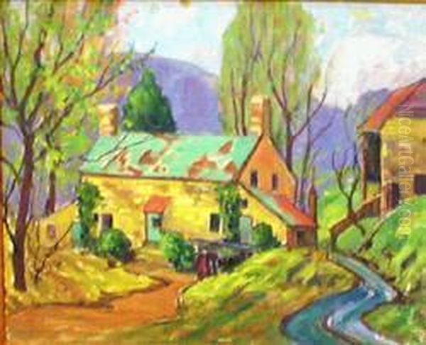 Summer Oil Painting by Fern Isabel Coppedge