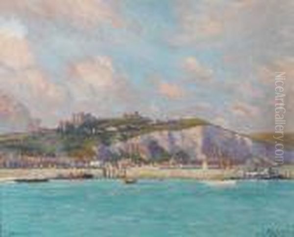 View Of Dover Oil Painting by Omer Coppens