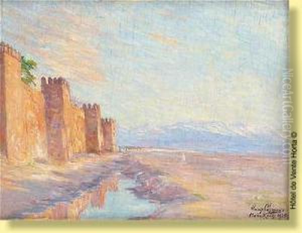 Marakech En 1925 Oil Painting by Omer Coppens