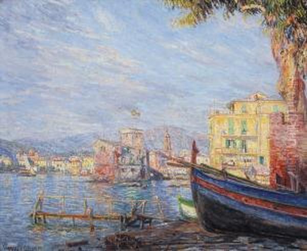 Rapallo (tigullio, Italy) (1923) Oil Painting by Omer Coppens