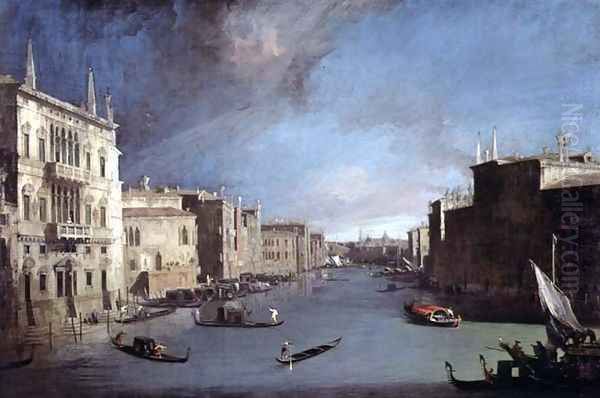 View on the Grand Canal, 1729 Oil Painting by (Giovanni Antonio Canal) Canaletto