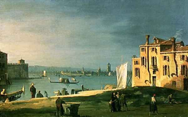 View of Venice 2 Oil Painting by (Giovanni Antonio Canal) Canaletto