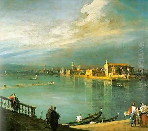 San Cristoforo, San Michele and Murano Oil Painting by (Giovanni Antonio Canal) Canaletto