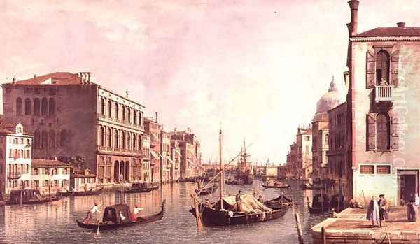 The Grand Canal, Venice (2) Oil Painting by (Giovanni Antonio Canal) Canaletto