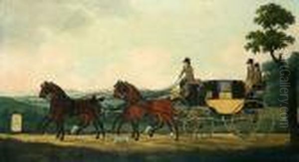 The London Coach Oil Painting by John Cordrey