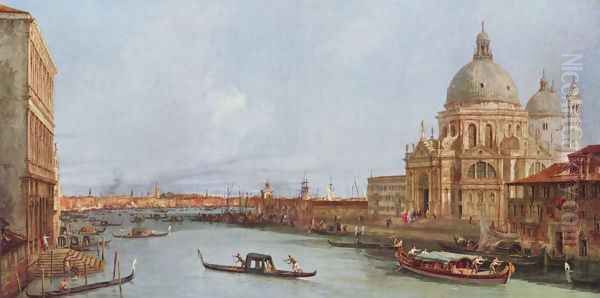 Sight of St Mark's Oil Painting by (Giovanni Antonio Canal) Canaletto