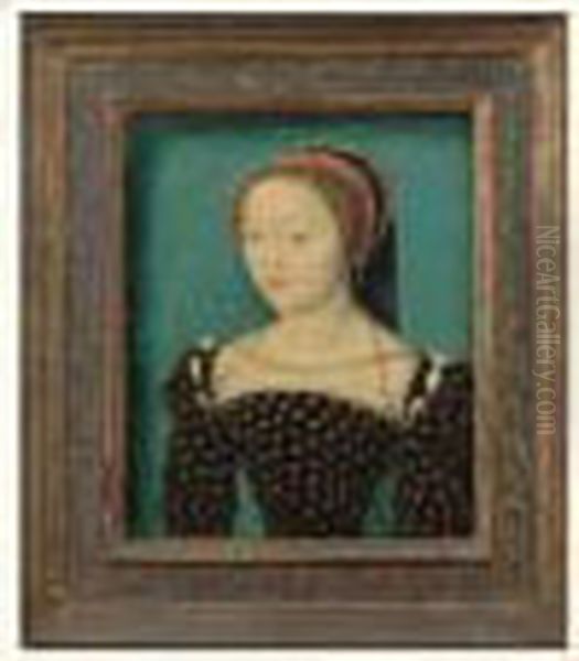 Portrait De Jeune Femme Oil Painting by Corneille De Lyon