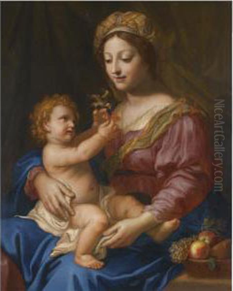 The Madonna And Child Oil Painting by Michel Corneille II