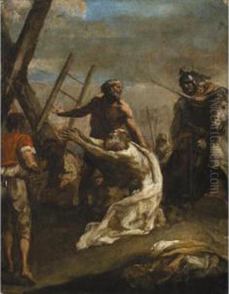 Il Martirio Di Sant'andrea by Guglielmo Cortese Il Borgognone