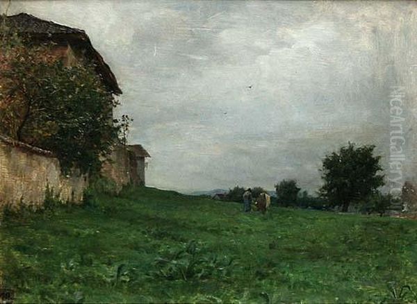 Campagna Chivassese Oil Painting by Demetrio Cosola