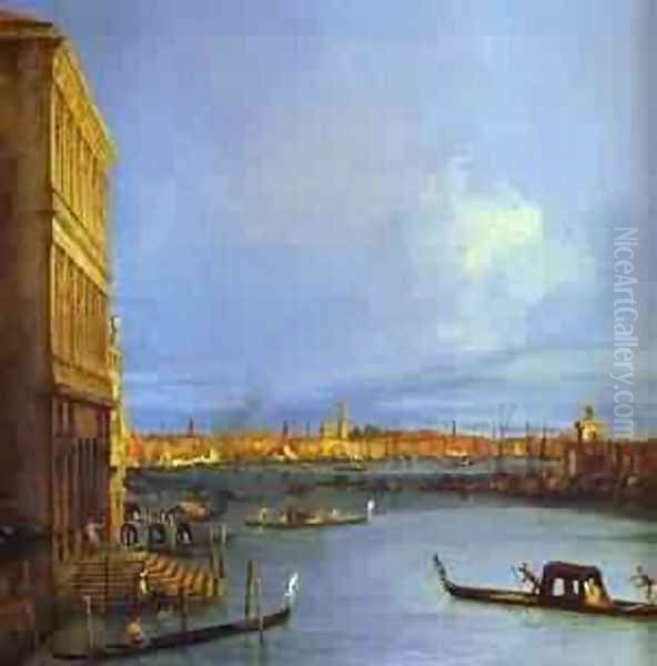 Santa Maria Della Salute Seen From The Grand Canal 1730 Oil Painting by (Giovanni Antonio Canal) Canaletto