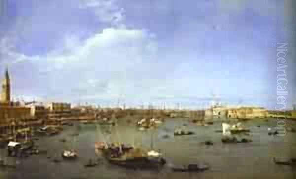 The Basin Of St Mark 1738-40 Oil Painting by (Giovanni Antonio Canal) Canaletto