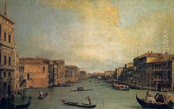 The Grand Canal 2 Oil Painting by (Giovanni Antonio Canal) Canaletto