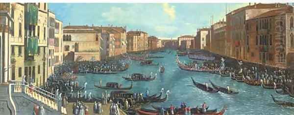 The Grand Canal, Venice Oil Painting by (Giovanni Antonio Canal) Canaletto