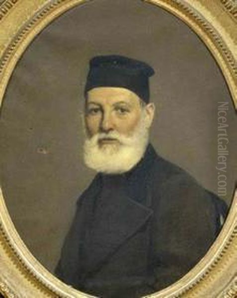 Ritratto Di Lodovico Haut-mann Oil Painting by Giovanni Costa