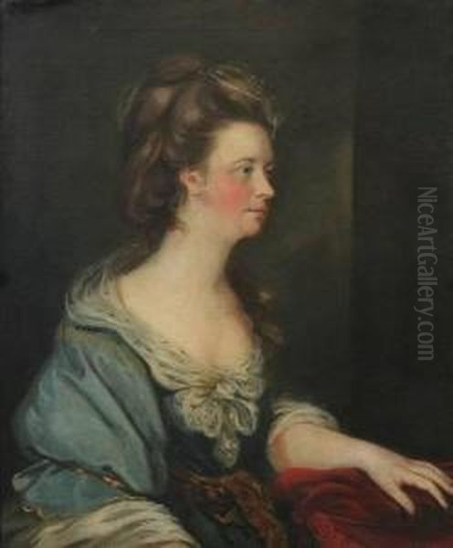 Portrait Of Lady Holmes Oil Painting by Francis Coates Jones