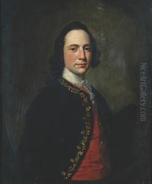 Portrait Of William Mason, C.1765 Oil Painting by Francis Coates Jones