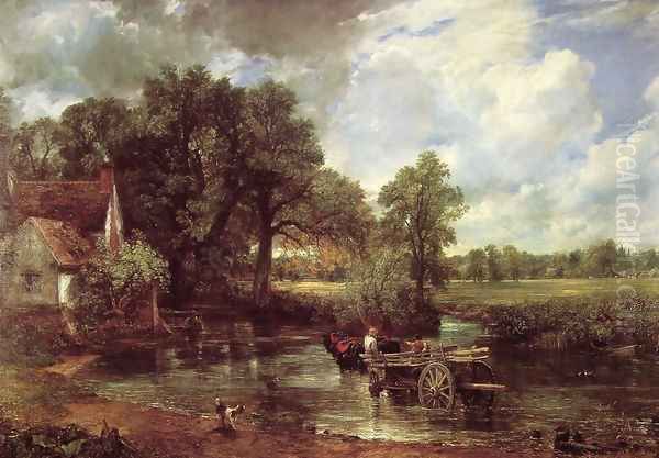 The Hay Wain, 1821 Oil Painting by John Constable