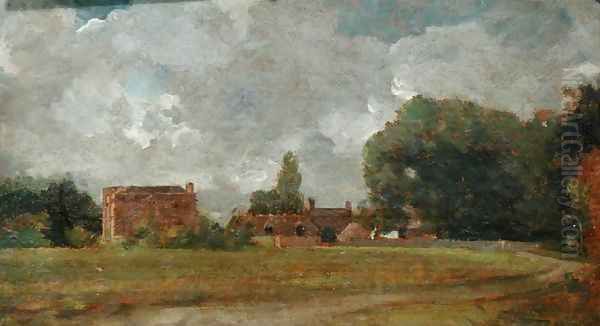 Golding Constable's House, East Bergholt The Artist's birthplace Oil Painting by John Constable