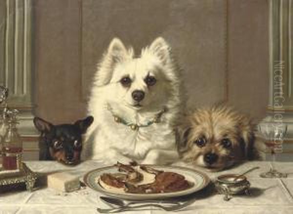 Exemplary Behavior Oil Painting by Horatio Henry Couldery