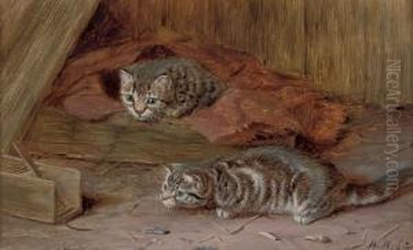 A Fascinating Tail Oil Painting by Horatio Henry Couldery