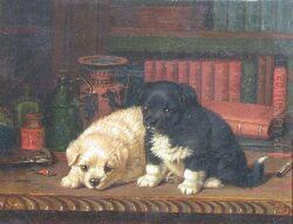 The Best Of Friends Oil Painting by Horatio Henry Couldery