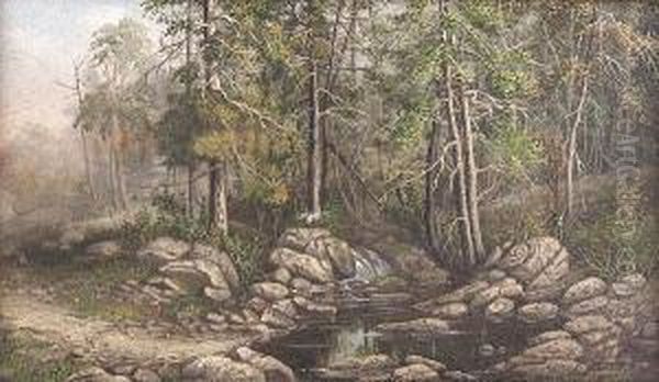 Southern Landscape Oil Painting by George David Coulon