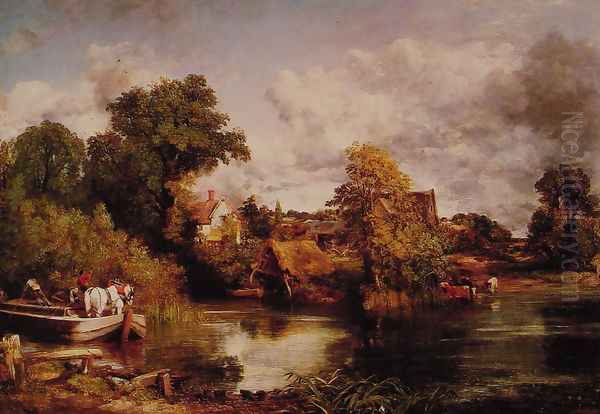 The White Horse Oil Painting by John Constable