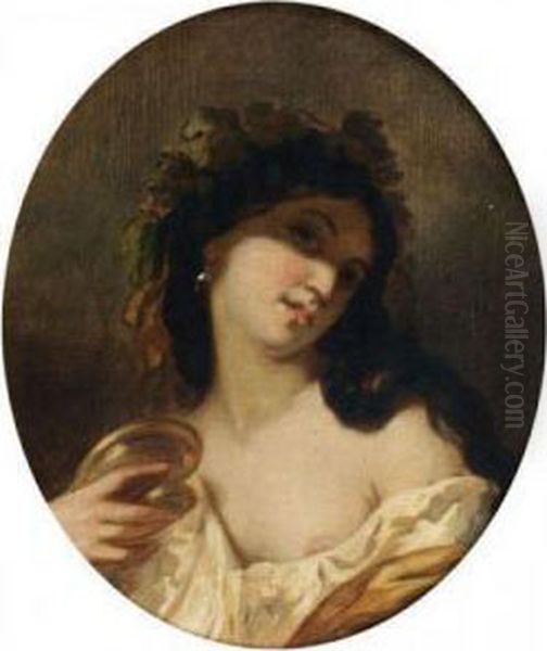 Portrait De Femme Oil Painting by Thomas Couture