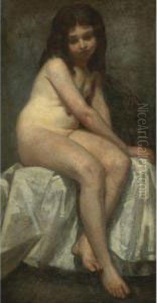 Nude Oil Painting by Thomas Couture