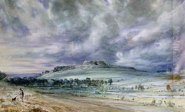 Old Sarum Oil Painting by John Constable