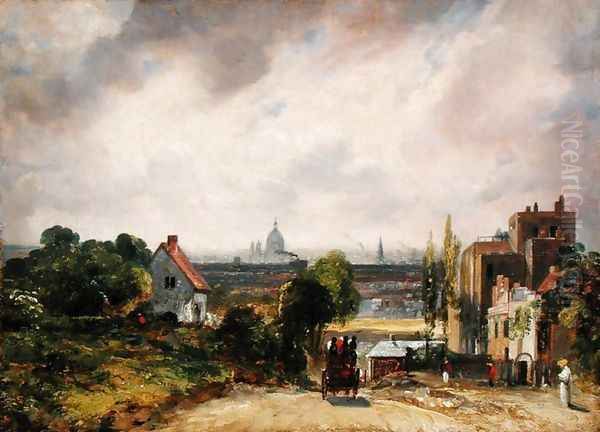 Sir Richard Steele's Cottage, Hampstead, c.1832 Oil Painting by John Constable