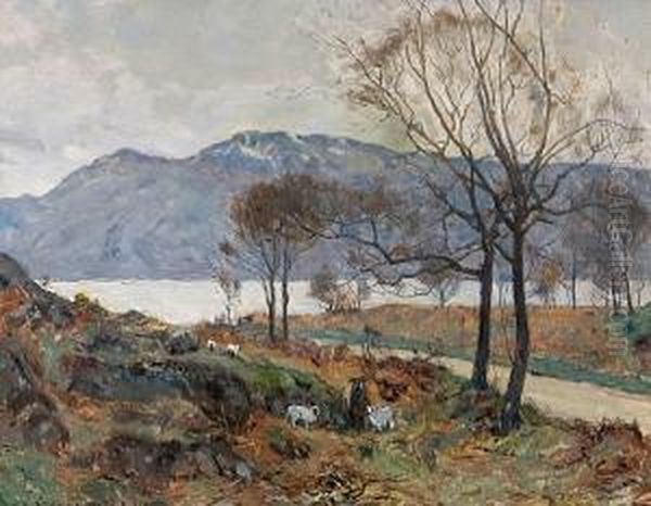 Loch Linnhe Oil Painting by Robert Mcgown Coventry