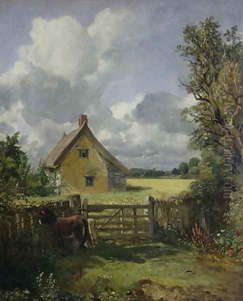 Cottage in a Cornfield, 1833 Oil Painting by John Constable