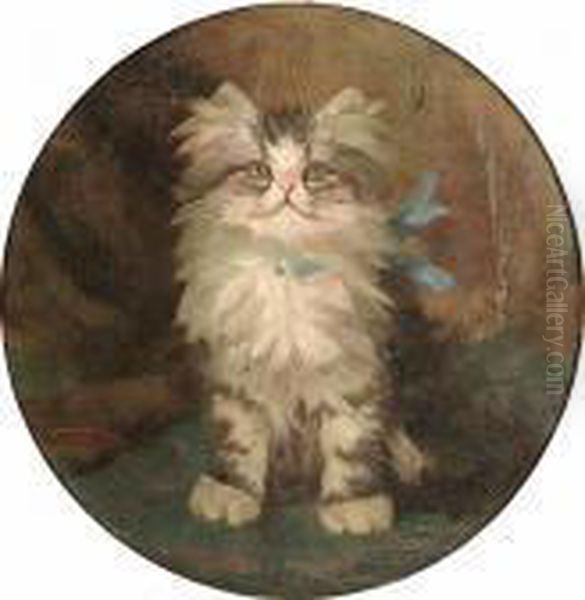 Little Sweetheart Oil Painting by Agnes M. Cowieson