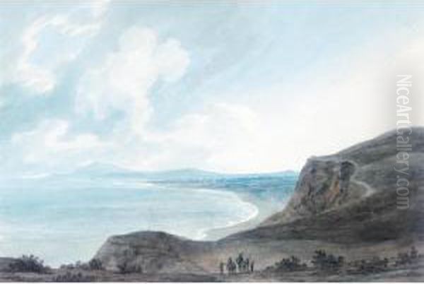 Fano On The Adriatic Oil Painting by John Robert Cozens