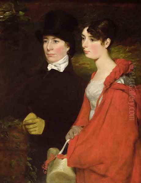 Ann and Mary Constable Oil Painting by John Constable