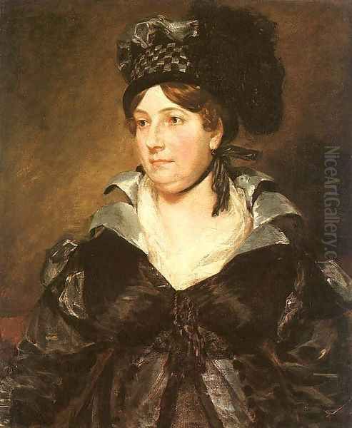 Mrs. James Pulham, Sr. (or Frances Amys) Oil Painting by John Constable