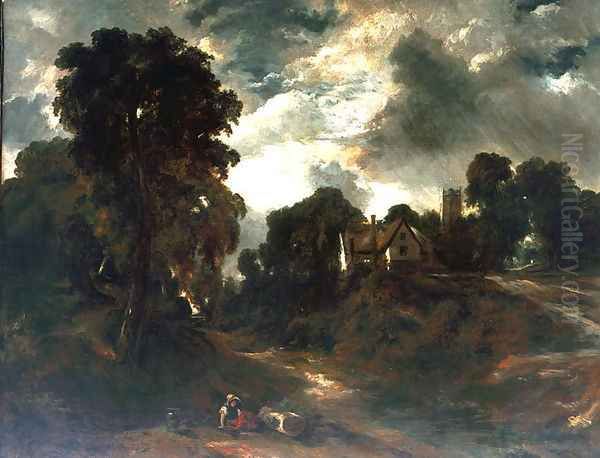 The Glebe Farm Oil Painting by John Constable