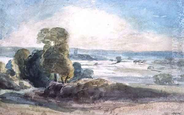 Dedham Vale, 1805 Oil Painting by John Constable