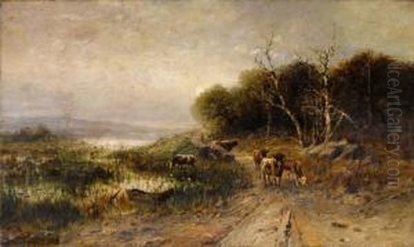 Near Great Barrington Oil Painting by Thomas Bigelow Craig