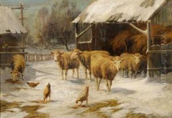 In Winter Quarters Oil Painting by Thomas Bigelow Craig