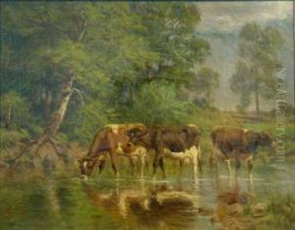 Summer Afternoon Oil Painting by Thomas Bigelow Craig