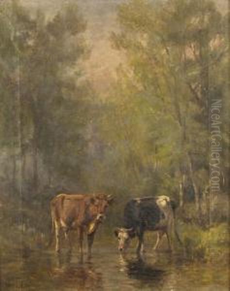 Midsummer Oil Painting by Thomas Bigelow Craig