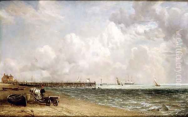 Yarmouth Jetty Oil Painting by John Constable