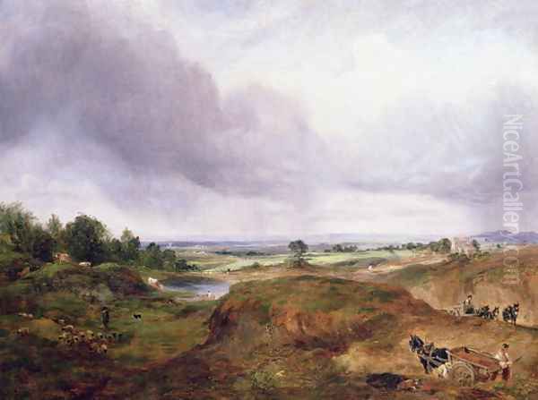 Hampstead Heath 3 Oil Painting by John Constable