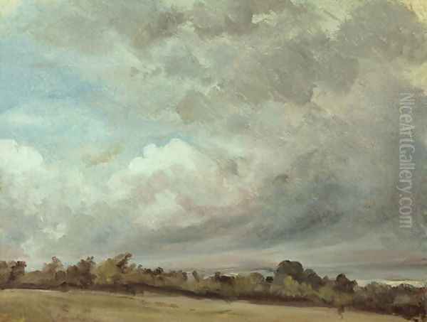 Cloud Study, 1821 (2) Oil Painting by John Constable