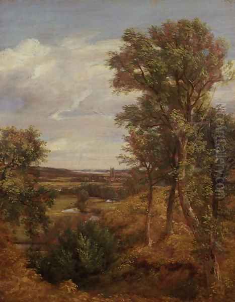 Dedham Vale, 1802 Oil Painting by John Constable